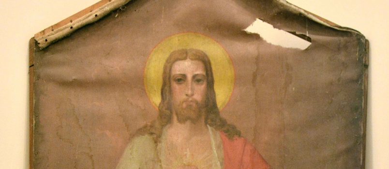 Renowacja obrazu Serca Jezusowego