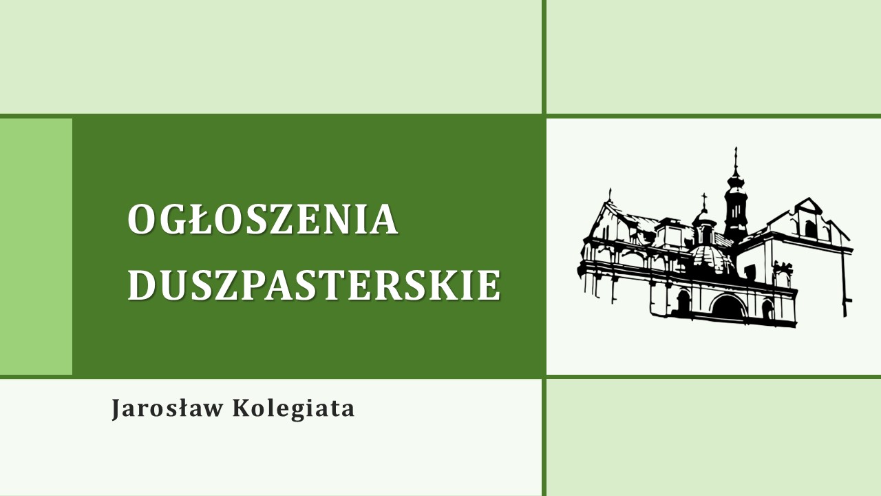 XXIV Niedziela Zwykła – 15.09.2024 r.