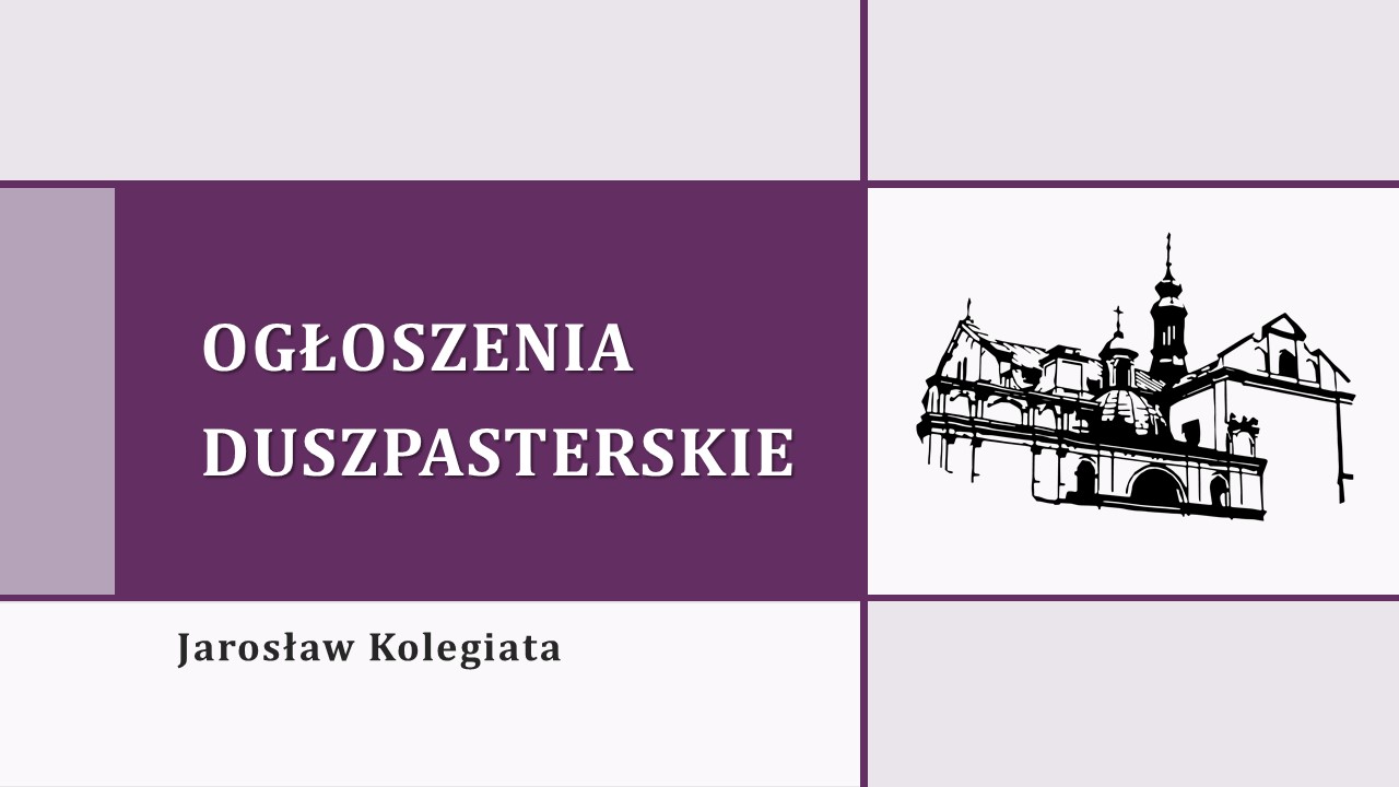 II Niedziela Adwentu – 8.12.2024 r.