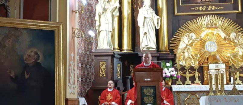Wprowadzenie relikwii Świętego Andrzeja Boboli