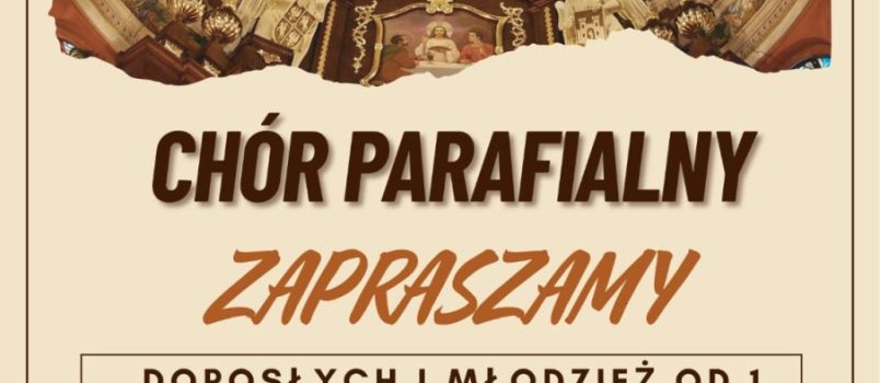 Nabór do chóru parafialnego