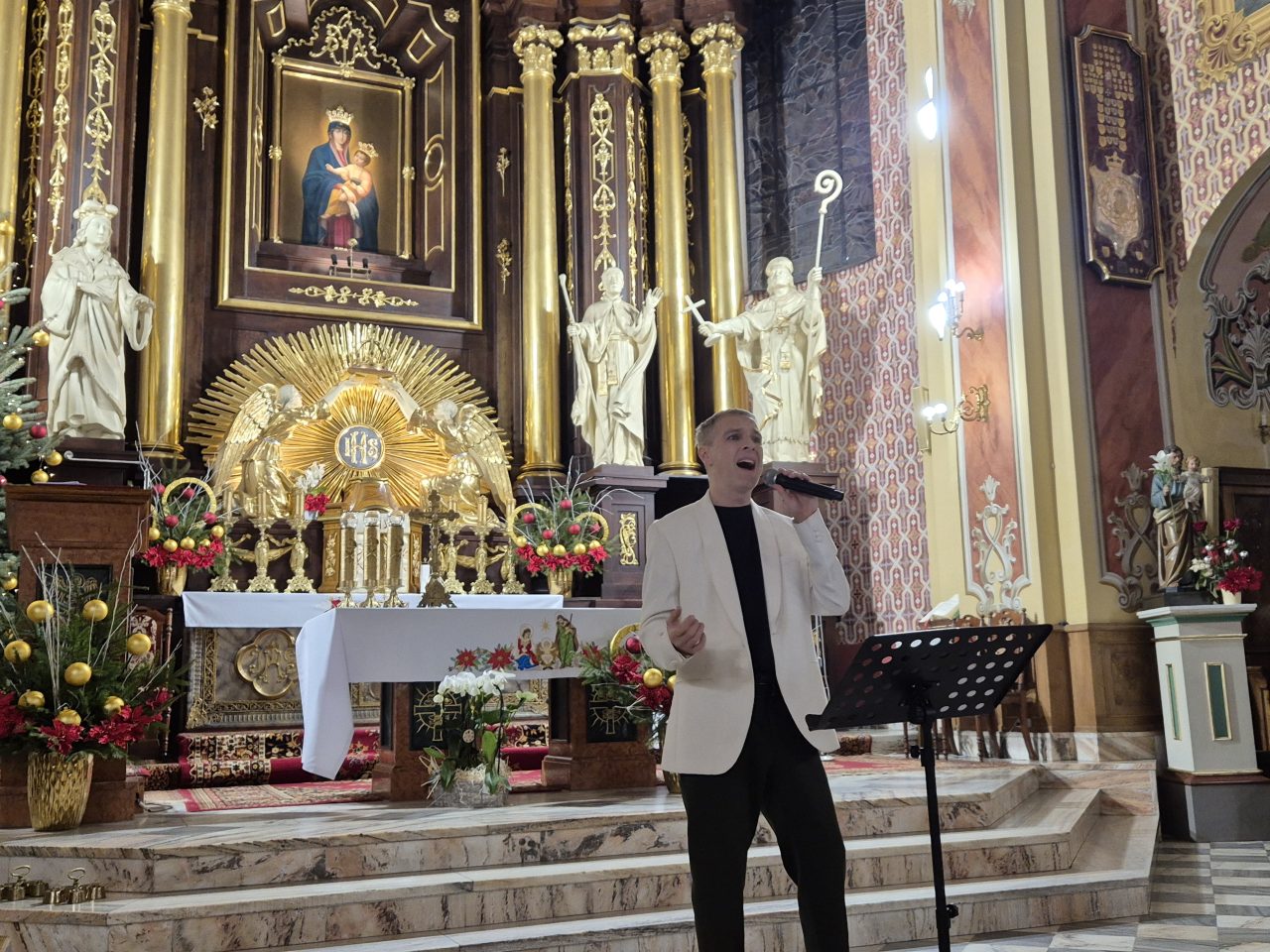 Koncert Artura Chamskiego w Kolegiacie