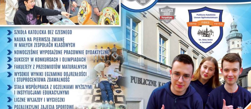 Oferta edukacyjna naszego Katolika
